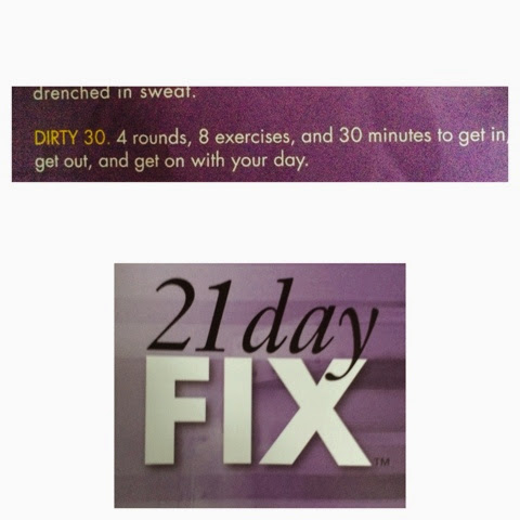 21 day fix dirty 30 review