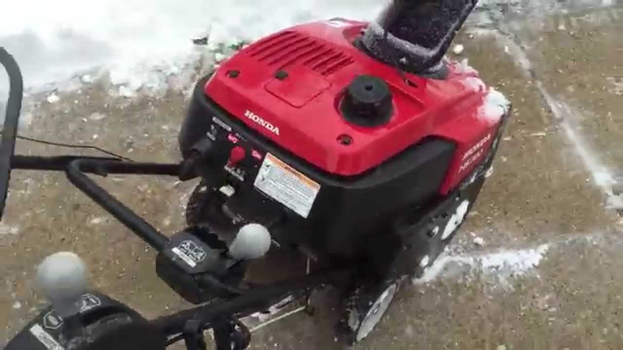 honda single stage snow blower review