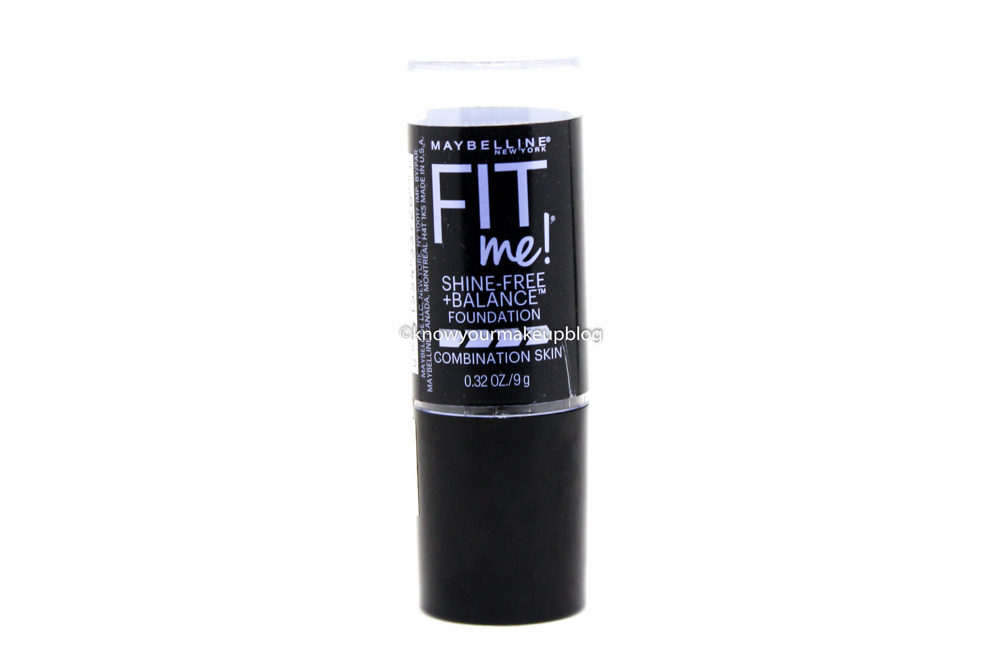 fit me shine free foundation stick review