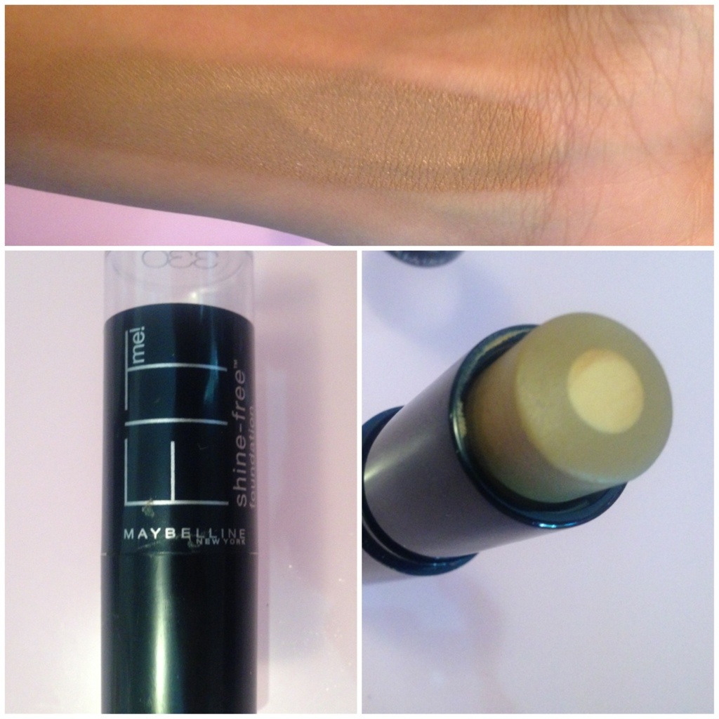 fit me shine free foundation stick review
