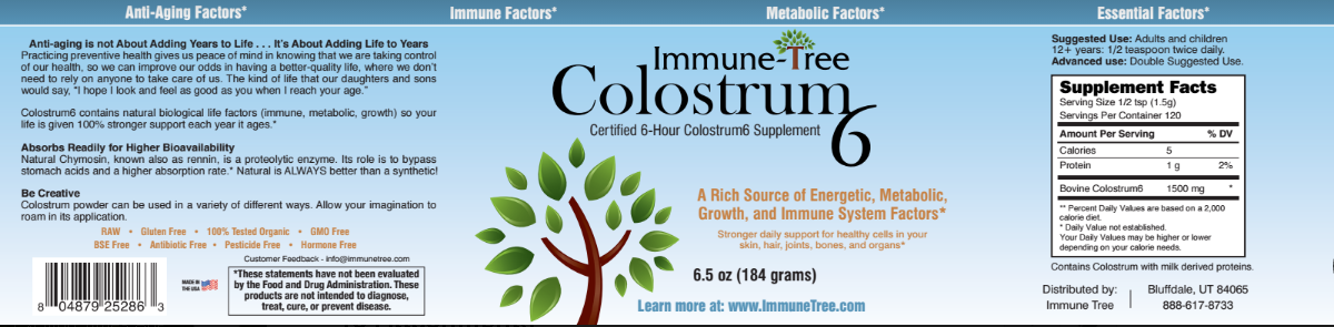 immune tree colostrum 6 reviews