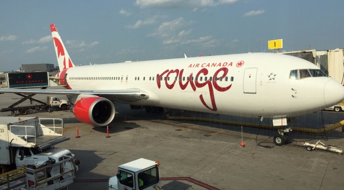 air canada rouge osaka review