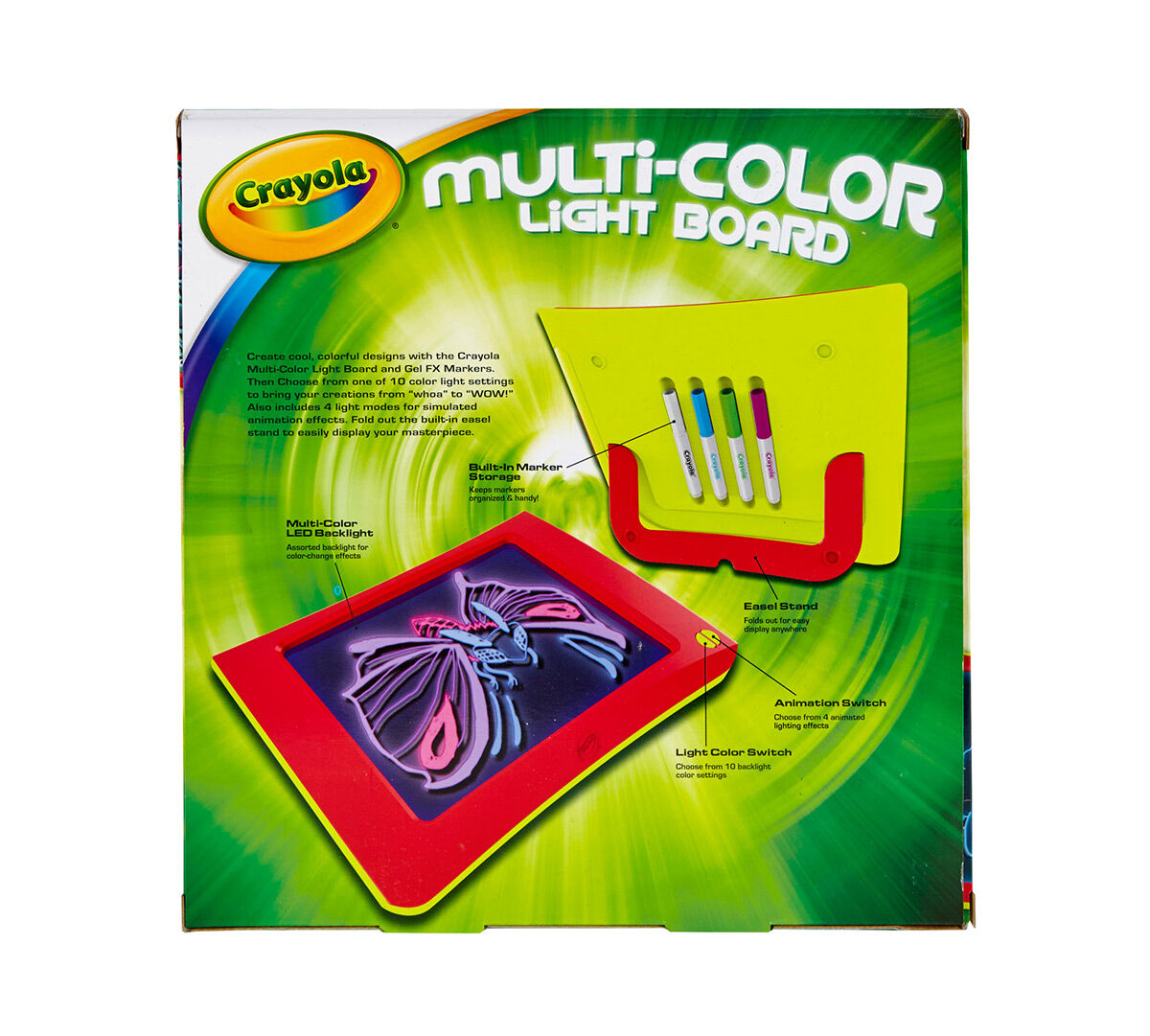 crayola neon fx light board review