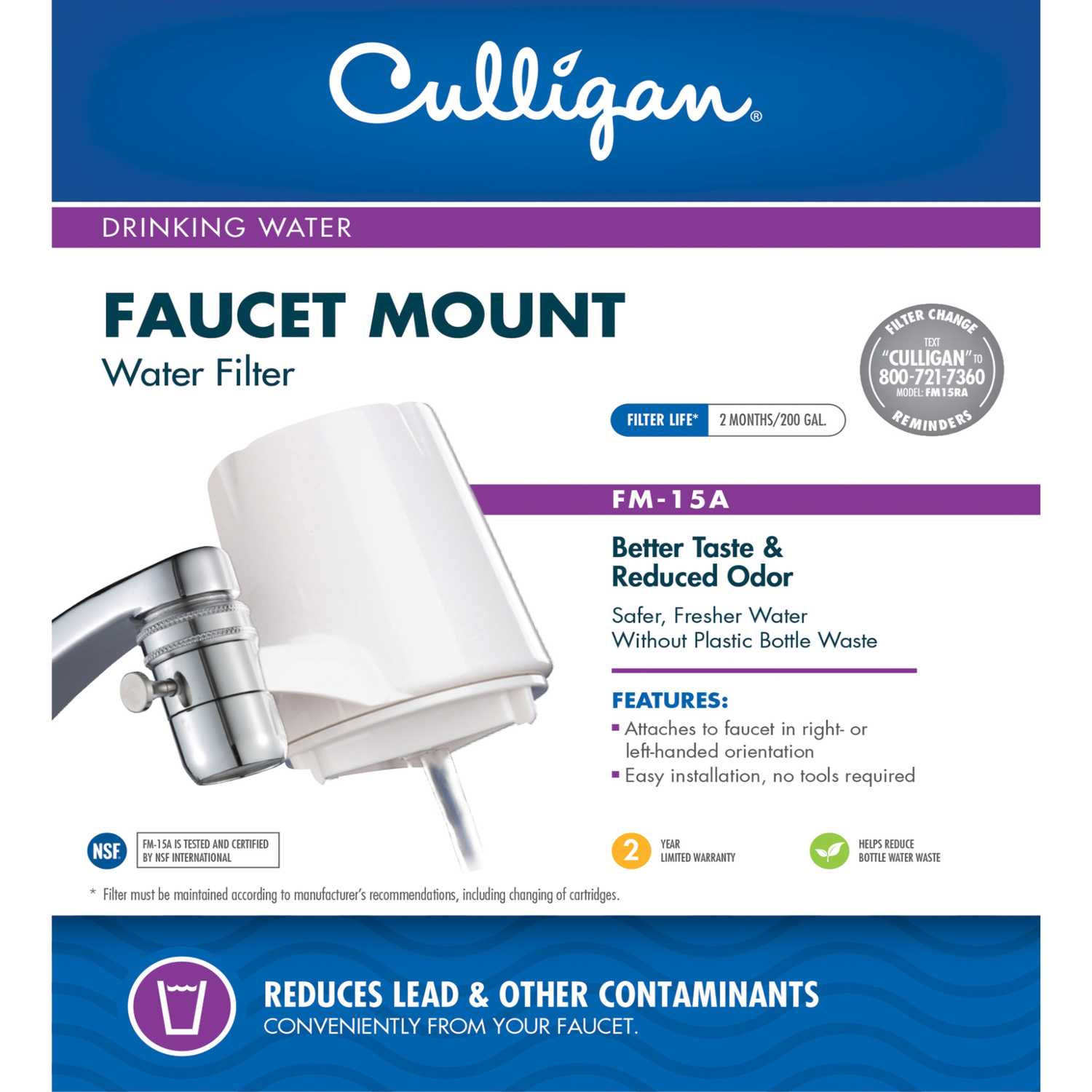 culligan faucet water filter reviews